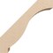 Ekena Millwork 5-inch W x 16-inch D x 16-inch H Baker Rough Cedar Woodgrain TimberThane Knee Brace, Primed BRCUR05X16X16BKRRCPR - alternate 5